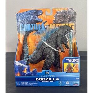 NEW Godzilla VS Kong Godzilla Heat Ray Monsterverse Playmates 6” 2021 Movie